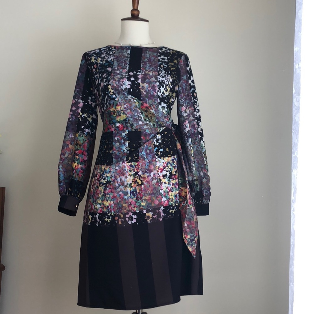 London Ric Rac Print Dress